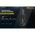 Nitecore P20IX Lampe Torche LED 4000 Lumens Haute Luminosité Rechargeable USB-C Lampe Tactique Durable