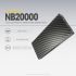 Banque d'alimentation Nitecore NB20000 QC 20000mAh USB/USB-C chargeur portable double port rapide léger durable