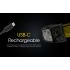 NITECORE NU25 Lampe Frontale 400 Lumens Rechargeable USB-C Lampe de Randonnée et Camping Polyvalente et Légère