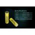 Pile Nitecore 18650 NL1836 rechargeable Li-ion 3600mAh, haute capacité, protection intelligente