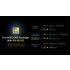 Nitecore MH12 Pro Lampe de poche 3300 lumens rechargeable USB-C idéale pour aventures en plein air et urgences