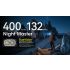Lampe frontale NITECORE NU25 MCT 400 lumens LED rechargeable USB-C éclairage extérieur et faisceau double