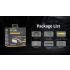 Lampe frontale Nitecore HC75 3000 lumens USB-C rechargeable mise au point réglable idéal randonnée camping chasse