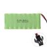 8 piles AA Ni-MH 9.6V 1800mAh rechargeables, prise SM, haute capacité stable pour jouet/modèle
