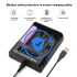 YONII D4 LCD 4 emplacements 18650 chargeur de batterie pour batterie 18650 21700 26650 Lithium AA AAA Ni-mh