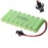 8 piles AA Ni-MH 9.6V 1800mAh rechargeables, prise SM, haute capacité stable pour jouet/modèle