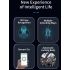 Serrure de Porte Intelligente 3D avec Empreinte Digitale et Mot de Passe pour Sécurité Domestique Avancée