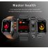ET550 montre intelligente glycémie ECG température corporelle pression artérielle oxygène sanguin fréquence cardiaque Bluetooth appel Fitness Tracker