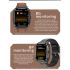 ET550 montre intelligente glycémie ECG température corporelle pression artérielle oxygène sanguin fréquence cardiaque Bluetooth appel Fitness Tracker