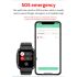 ET550 montre intelligente glycémie ECG température corporelle pression artérielle oxygène sanguin fréquence cardiaque Bluetooth appel Fitness Tracker