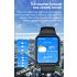ET570 Smartwatch Santé: Glycémie Non Invasive, ECG, Sommeil, Fréquence Cardiaque, Tension Artérielle pour Android iOS