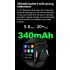 ET570 Smartwatch Santé: Glycémie Non Invasive, ECG, Sommeil, Fréquence Cardiaque, Tension Artérielle pour Android iOS