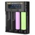YONII D4 LCD 4 emplacements 18650 chargeur de batterie pour batterie 18650 21700 26650 Lithium AA AAA Ni-mh