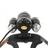 Boruit RJ-3000 Phare LED lumière blanche T6 équipement aventure design durable lampe frontale légère légère