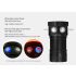 Lampe de plongée sous-marine QH14/QH27 20000 lumens avec LED pour exploration sous-marine et vie marine