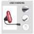 Éclairage vélo LED rechargeable USB lampe COB longue autonomie sécurité cycliste et visibilité maximale