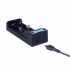 Chargeur TrustFire TR-016 USB compact pour batterie rechargeable chargement efficace identification intelligente