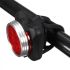Lumière de Vélo USB Rechargeable HJ-030 3 LED 4 Modes Imperméable Sécurité Cycliste Visibilité Nocturne