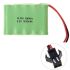 Batterie Rechargeable 6V AA 1800mAh Ni-MH Prise SM Écologique Haute Capacité pour Jouets et Électronique
