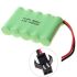 Batterie Rechargeable 6V AA 1800mAh Ni-MH Prise SM Écologique Haute Capacité pour Jouets et Électronique