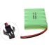 Batterie Rechargeable 6V AA 1800mAh Ni-MH Prise SM Écologique Haute Capacité pour Jouets et Électronique