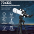 Explorez l'univers avec le Bossdun télescope 333X pour enfants idéal observation des étoiles et de la lune
