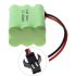 Batterie rechargeable Ni-MH 7,2V AA 1800mAh Prise SM Haute Capacité Écologique Pour Voitures Jouets et Modèles Réduits