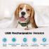 Collier anti-aboiement intelligent dispositif de dressage ultrasonique rechargeable étanche pour chiens