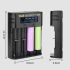 YONII D4 LCD 4 emplacements 18650 chargeur de batterie pour batterie 18650 21700 26650 Lithium AA AAA Ni-mh