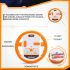 BB-8 Robot Télécommandé Star Wars Jouet Intelligent 2.4G Rotation 360° Amusement pour Enfants Cadeaux Parfaits