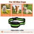 Collier anti-aboiement intelligent dispositif de dressage ultrasonique rechargeable étanche pour chiens