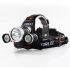 Boruit RJ-3000 Phare LED lumière blanche T6 équipement aventure design durable lampe frontale légère légère