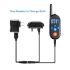 Collier de dressage télécommande étanche rechargeable pour chiens petits moyens grands 3 modes efficaces