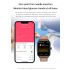 Montre connectée ET540 Smartwatch Santé: Glycémie, ECG, Température, Pression Artérielle, Appel Bluetooth