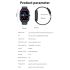 Montre connectée ET540 Smartwatch Santé: Glycémie, ECG, Température, Pression Artérielle, Appel Bluetooth