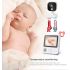 Moniteur vidéo bébé AMB900 2,8 pouces 720P zoom 4X interphone bidirectionnel sécurité à domicile vision nocturne