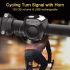 CarryBright CBX4 Clignotant de Vélo LED Étanche avec Klaxon Télécommande Intelligente Chargement USB