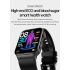 E500 Montre Intelligente Glycémie Homme, Moniteur ECG Tension Artérielle Température Corporelle, IP68 Smartwatch
