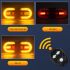 Clignotant Vélo Feu Arrière LED Haute Efficacité Rechargeable USB Accessoire Sécurité Sans Fil Cyclisme Extérieur
