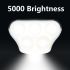 Mangeleyes M5 Lumière de Vélo LED 5000 Lumens Sécurité Cyclisme Nocturne Batterie 20000mAh Rechargeable USB