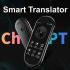 A10 Traducteur Vocal 4.1 pouces avec Chat GPT pour Traduction Instantanée Multilingue Compagnon de Voyage