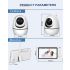 Moniteur vidéo bébé ABM501 moniteur vidéo bébé sécurité familiale LCD 5 pouces vision nocturne sans fil 2.4G
