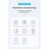 Mini traqueur GPS Bluetooth 4.0 dispositif anti-perte léger design compact recherche en un clic pour animaux et clés
