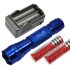 Lampe de poche LED Ultrafire 501B U2 1300 lumens Multi Couleur Sélectionnez aluminium robuste 5 modes mémoire