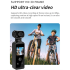 Caméra Sport 4K Ultra HD de Poche 270° Rotative WiFi Vlog Casque Vélo Voyage Enregistreur Mini Caméra d'Action