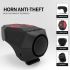 CarryBright CBH3 klaxon vélo 120dB rechargeable USB design ergonomique sécurité cyclisme équipement multifonctionnel