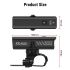 Lampe frontale TOWILD CL1600 1600LM rechargeable USB avec batterie 5000mAh pour cyclisme urbain et aventures