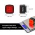Enfitnix Cubelite III Feu Arrière Intelligent 30 Lumens Recharge USB Longue Durée Sécurité Cycliste
