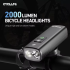 CYCLAMI BR2000 Phare Vélo Puissant 2000 Lumens USB-C | Lumière Avant VTT Route Haute Luminosité, Sécurité