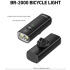 CYCLAMI BR2000 Phare Vélo Puissant 2000 Lumens USB-C | Lumière Avant VTT Route Haute Luminosité, Sécurité